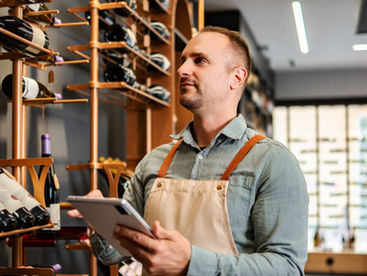 A sommelier using inside a cellar