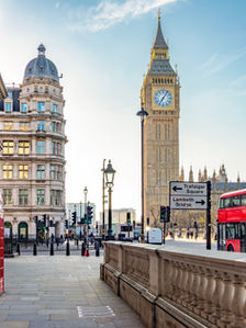 The Big Ben hovering in London, England