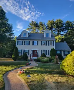 Exterior remodeling project in North Andover, MA.