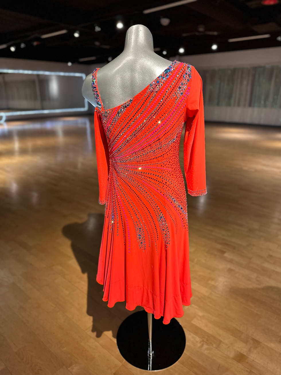 Thumbnail: "Solar Flare" Latin Rhythm Dress. "Artistry In Motion", Size: L