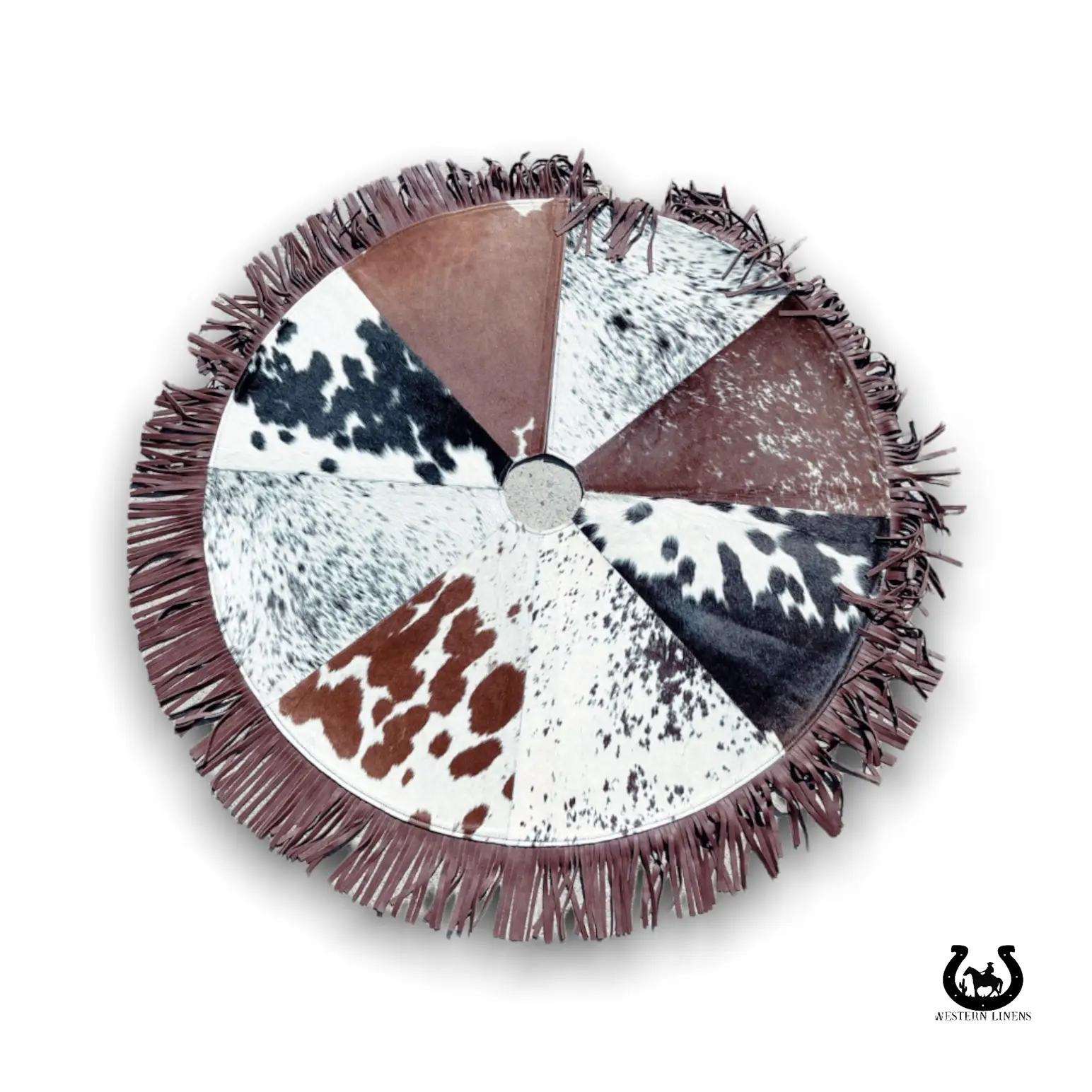 Cowhide 2025 tree skirt
