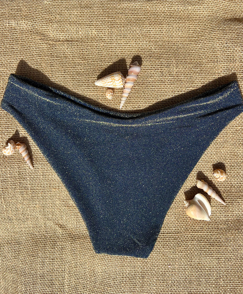 Thumbnail: Navy Gold Sparkle Bottom