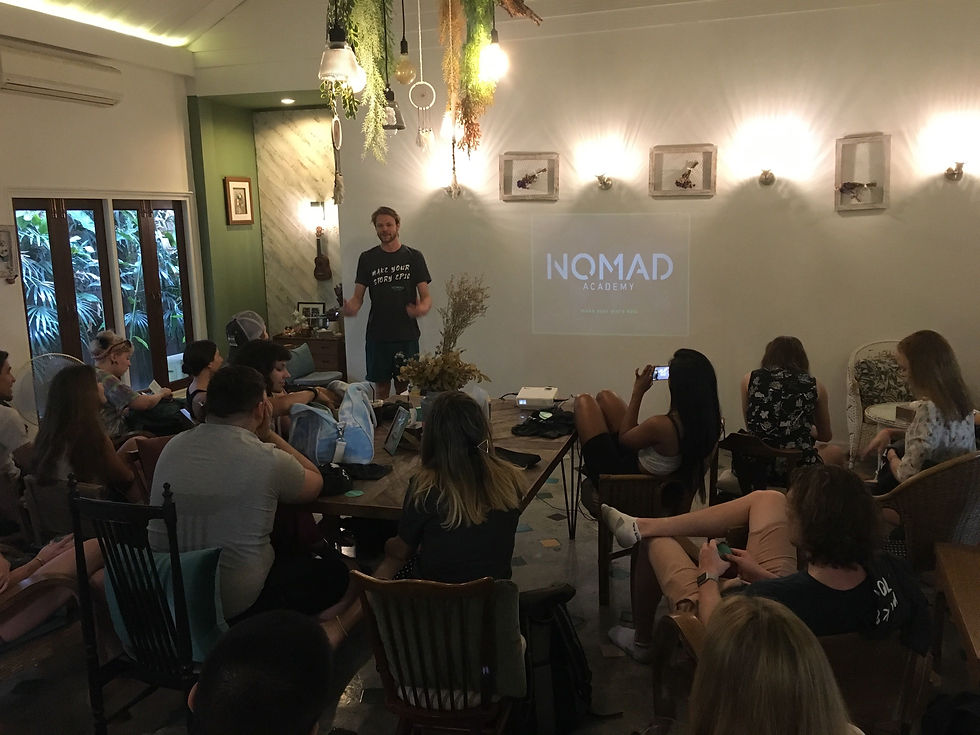 Our coach, Steven Ebbers teaching with Nomad Academy (now Uprise Academy)
