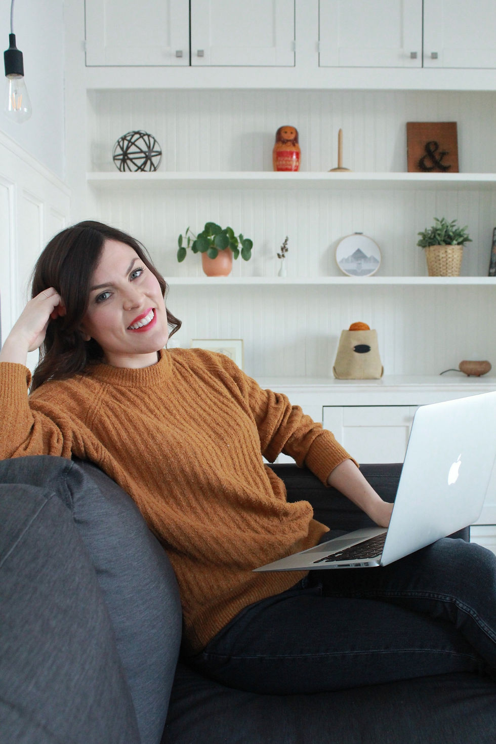 Our Mentor, Pascale Côté working remotely