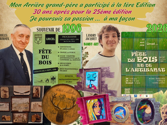 Exposition à la Fête du Bois - Histoire de Famille 23/08/2026