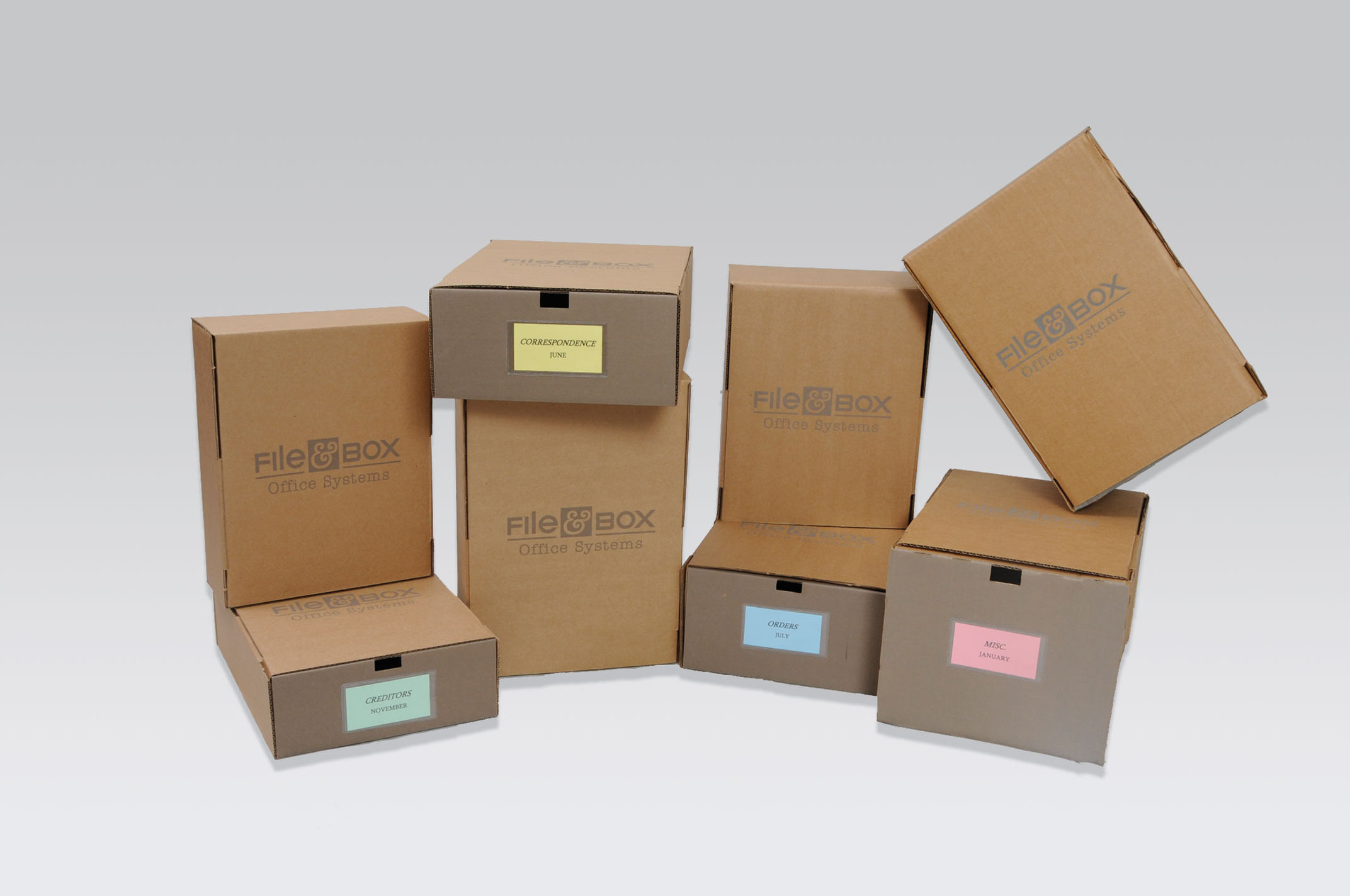 Our boxes come in various  sizes used for different filing applications.