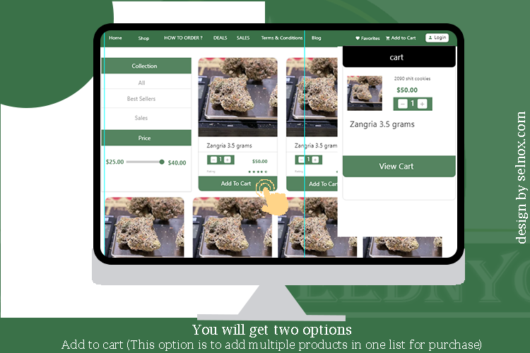 You will get two options