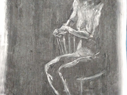 Negative space drawing