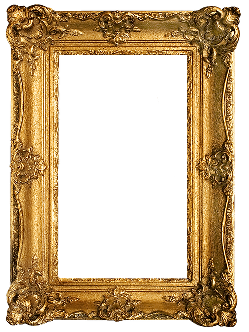square gold picture frame