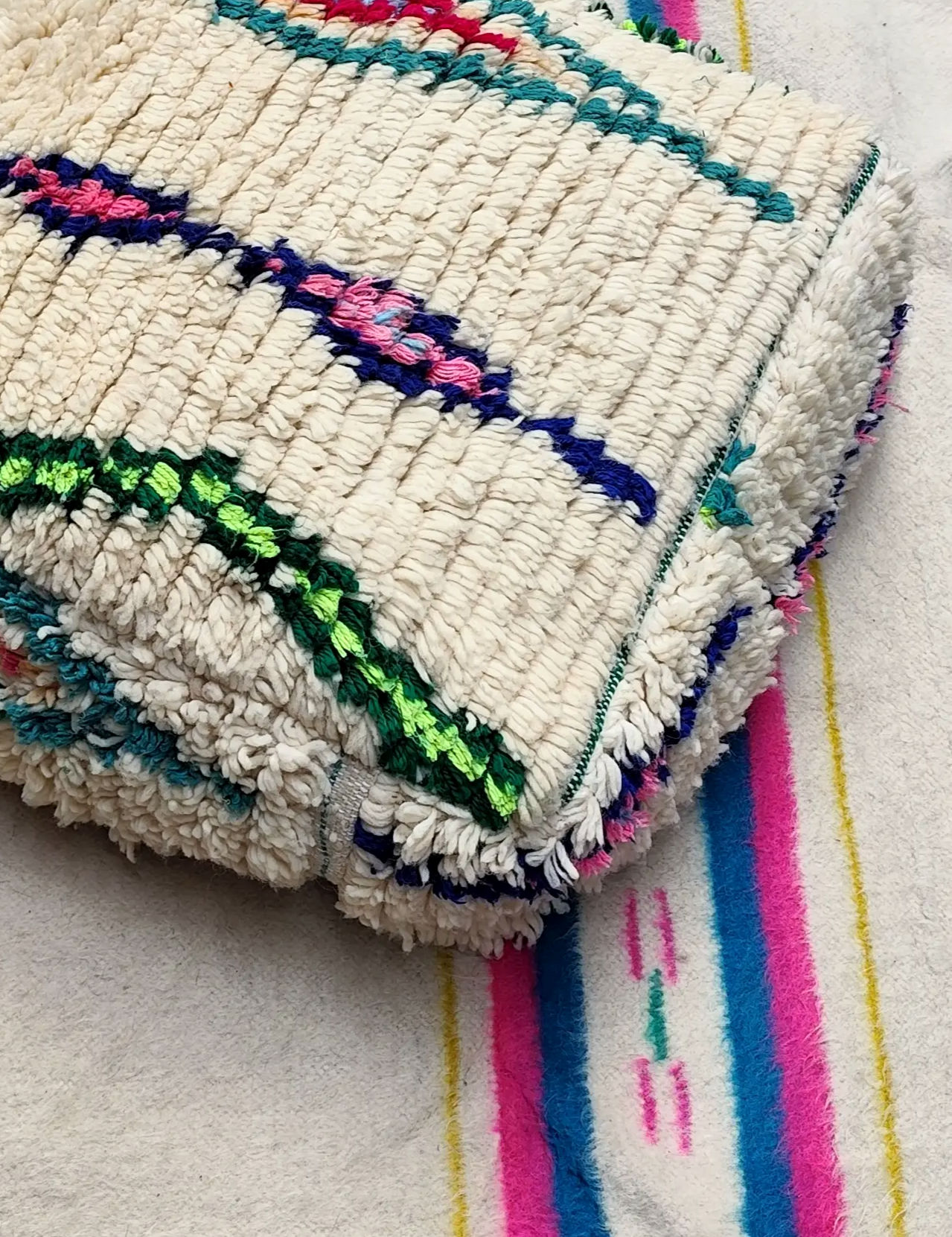 Fundas únicas de puf bereber recicladas