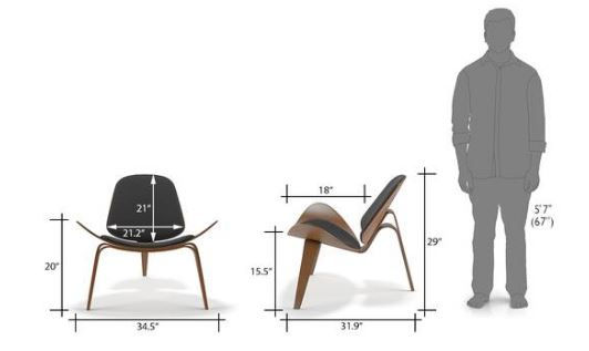 Thumbnail: Wegner Shell Chair by Urban Ladder