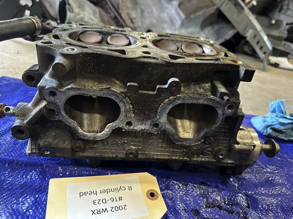 Thumbnail: 2002-06 Subaru Turbo WRX Cylinder Head Right EJ20 EJ205 DOHC