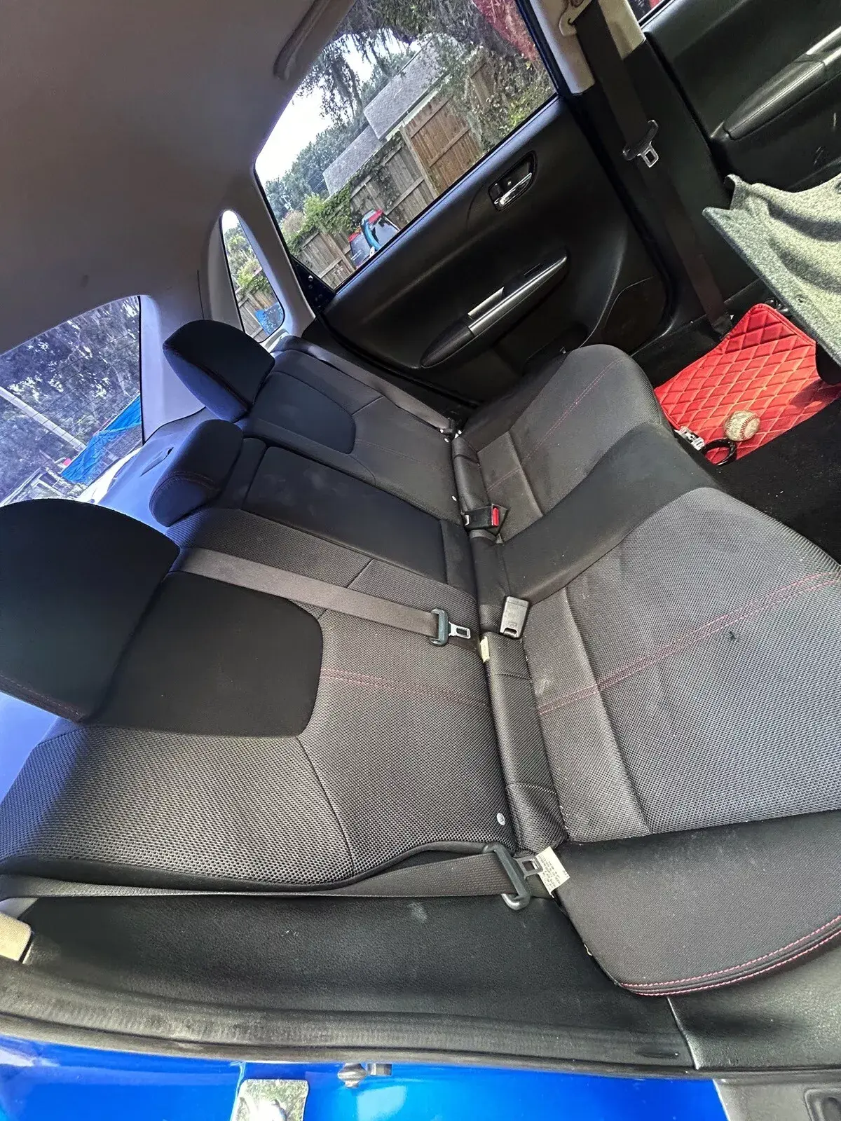 2012 Subaru WRX Rear Seat Top & Bottom Sedan/Cloth