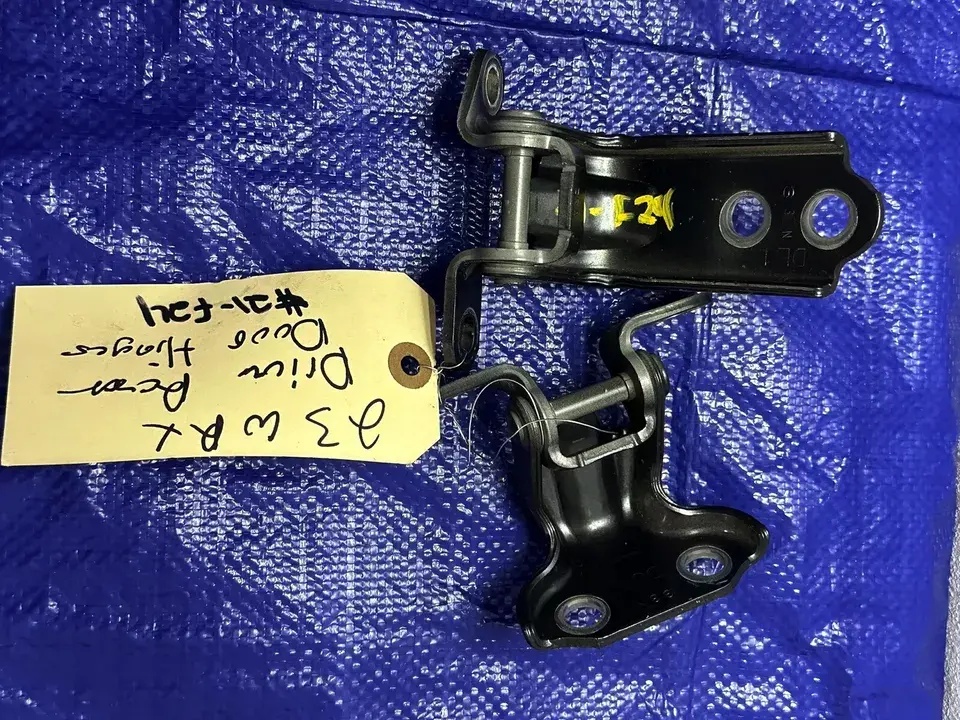 2022-23 Subaru WRX Rear Driver Left Door Hinges Upper & Lower (low mile) OEM