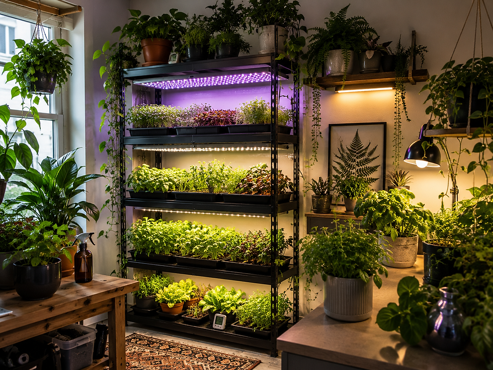 Indoor Growing and Grow Lights