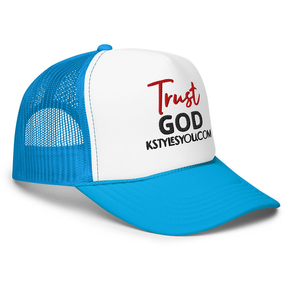 Thumbnail: Trust God 2 Foam trucker hat