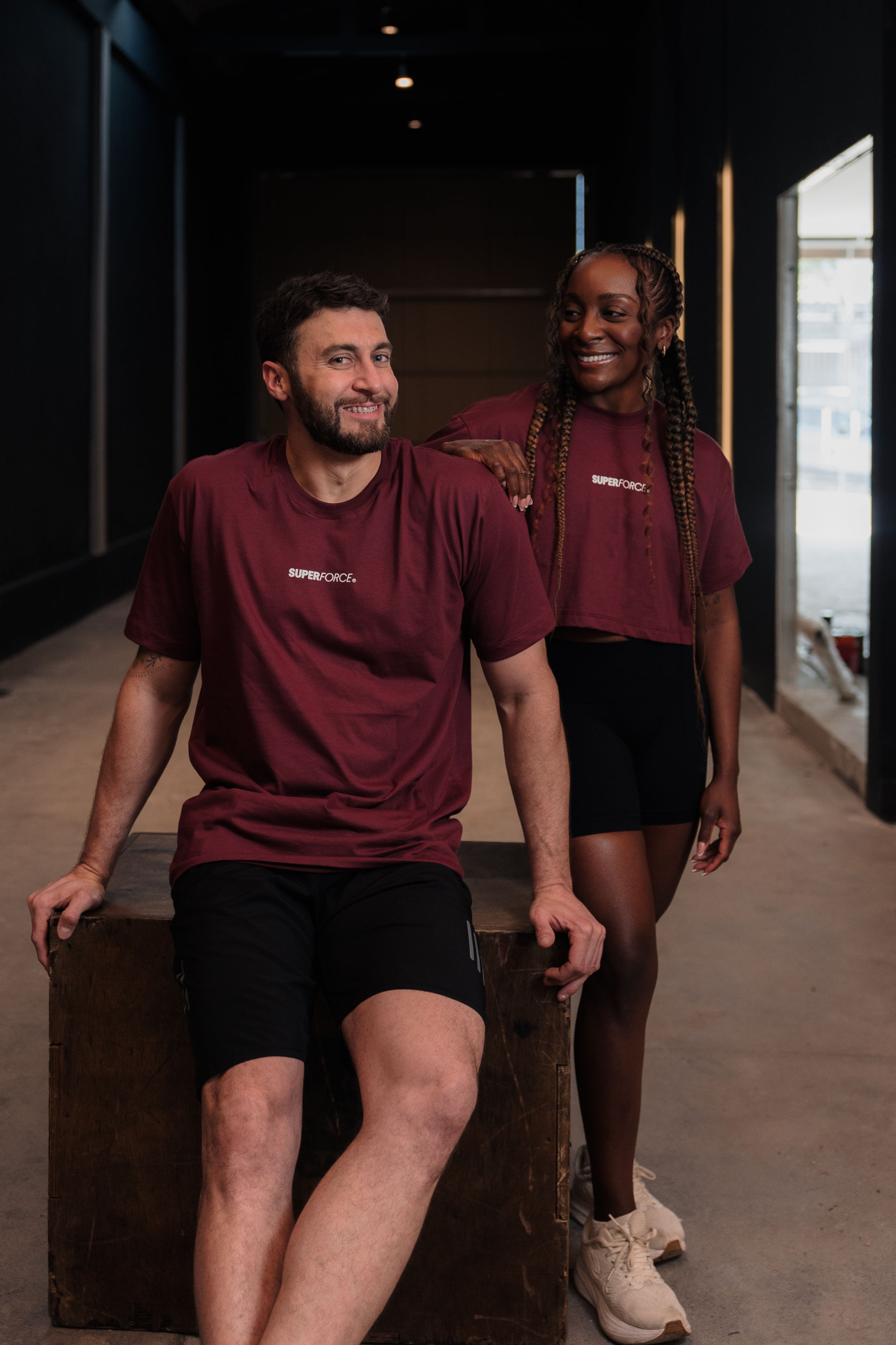 Camiseta Oversized Vinho