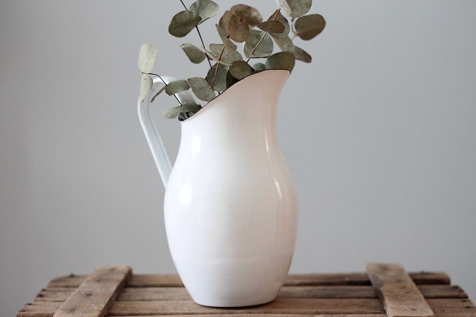 Thumbnail: Jarra de metal esmaltado