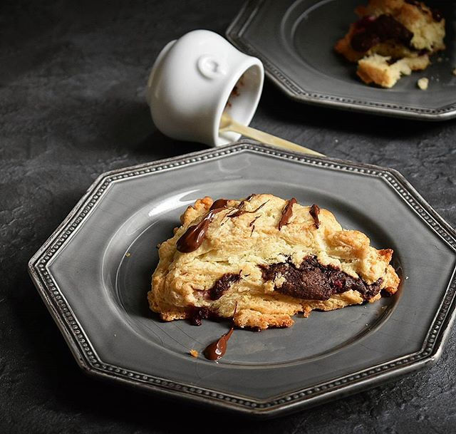 Brownie Raspberry Scone
