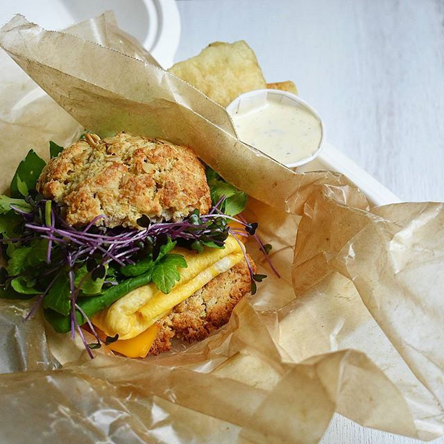 Fiber Scone Sandwich
