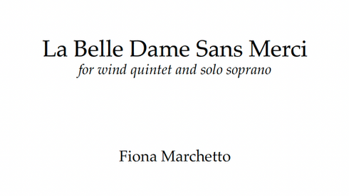 La Belle Dame Sans Merci