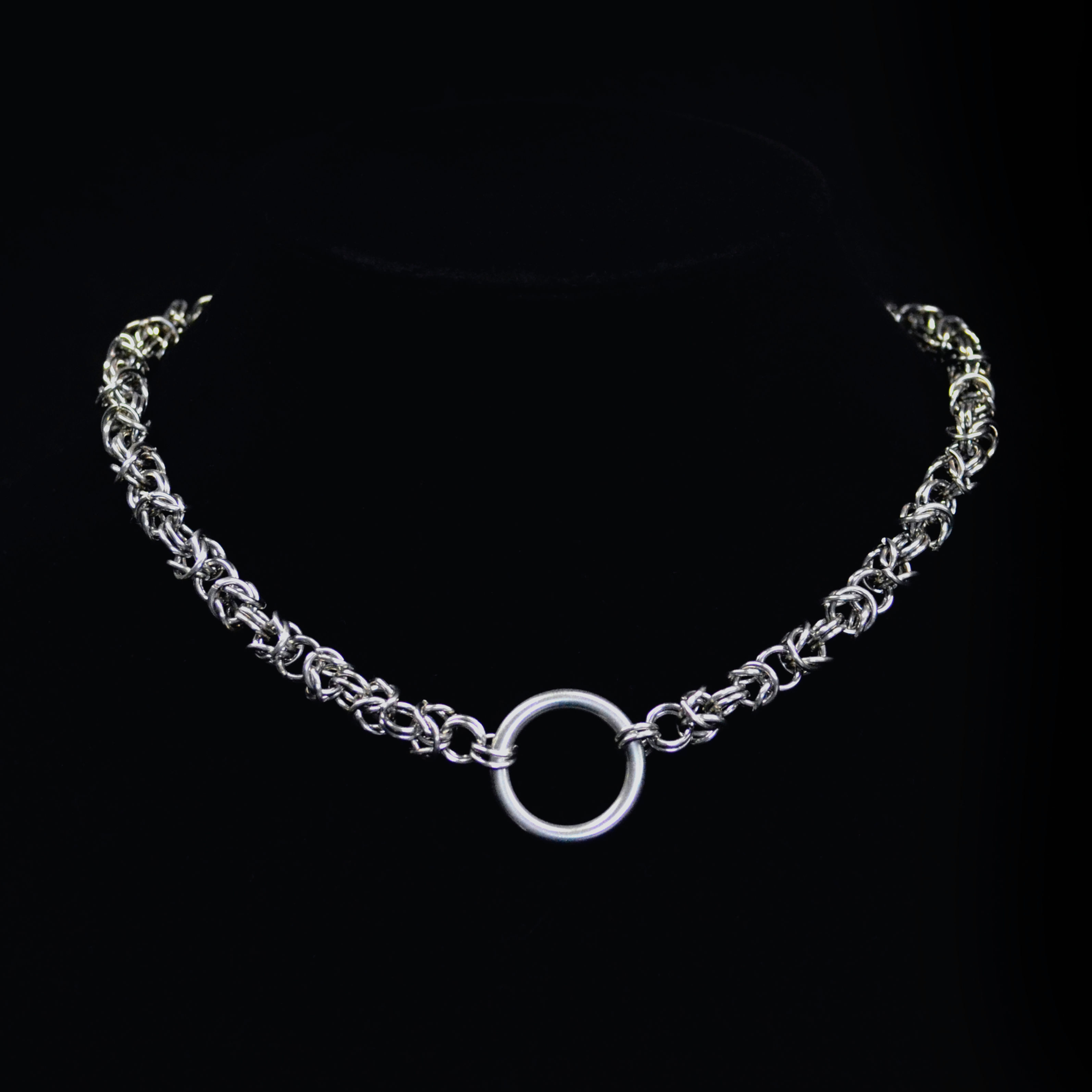 Byzantine Weave Choker - Stainless Steel