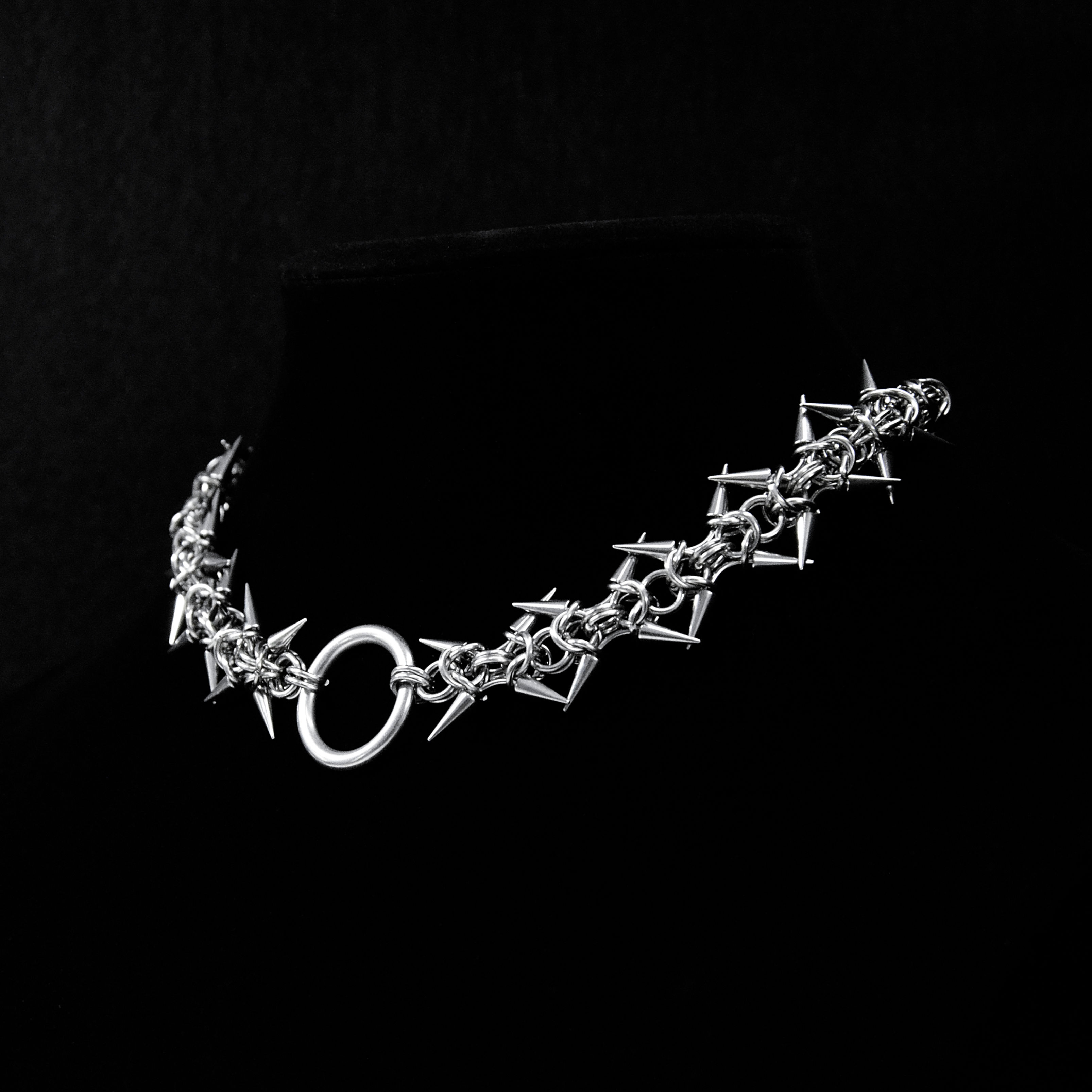 Cross Hatch Choker - Stainless Steel