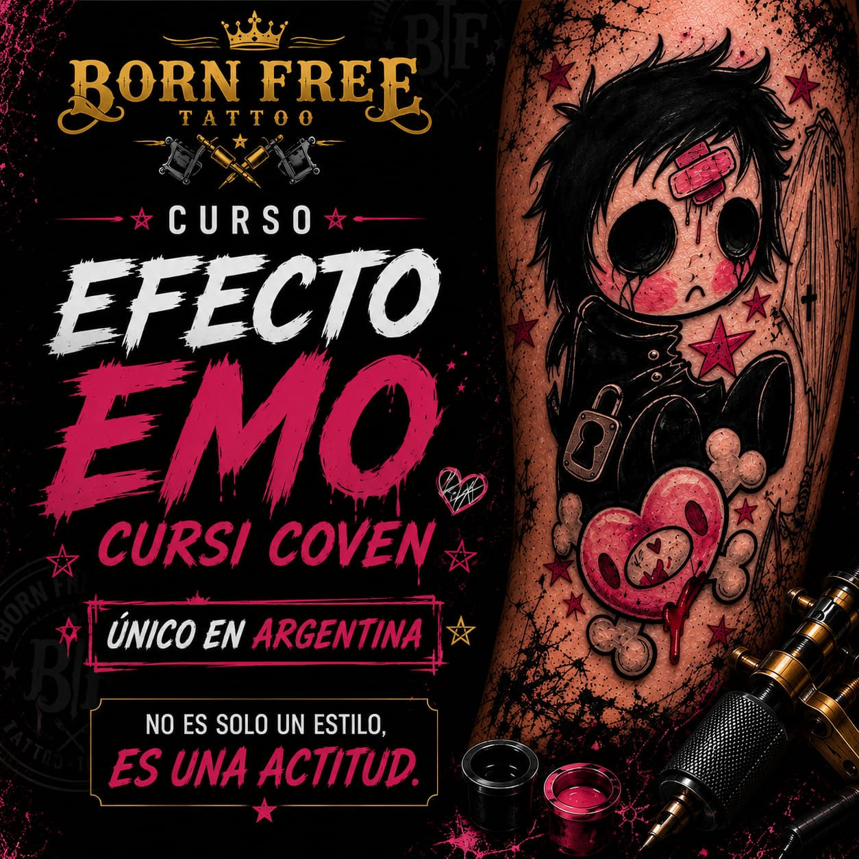 Curso Efecto Emo Tattoo