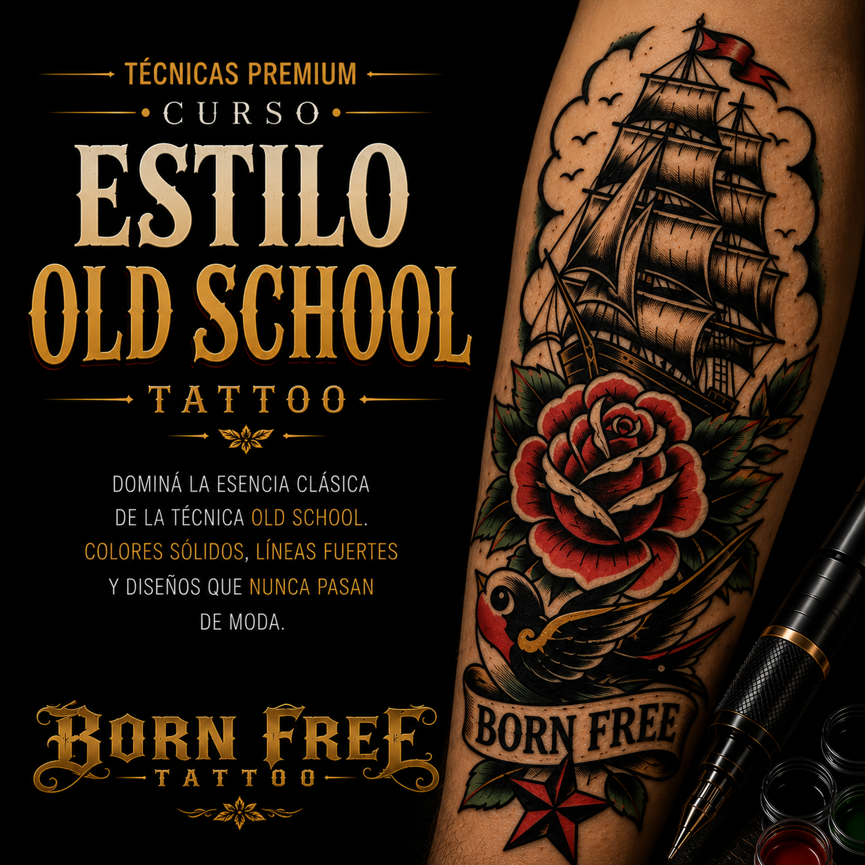 Curso Tattoo Old School