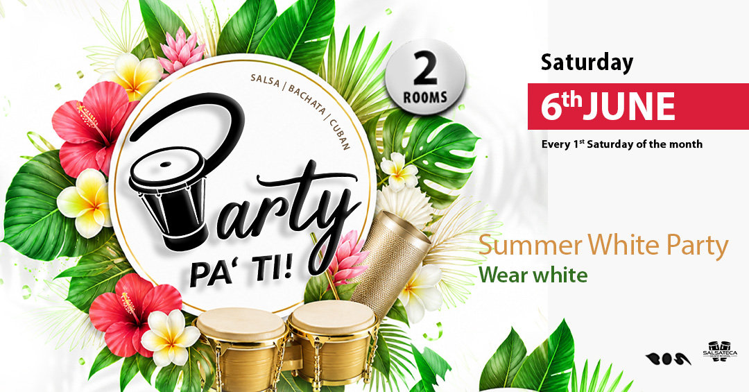 Summer WHITE PARTY PA' TI! - 6 June flyer