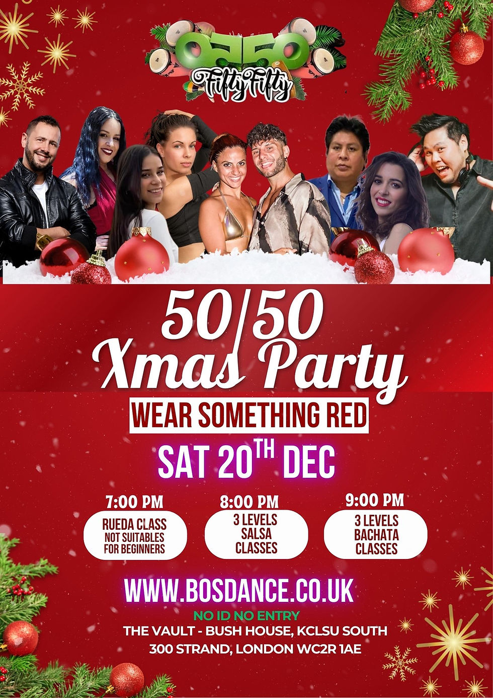 5050 Salsa & Bachata XMAS Party!