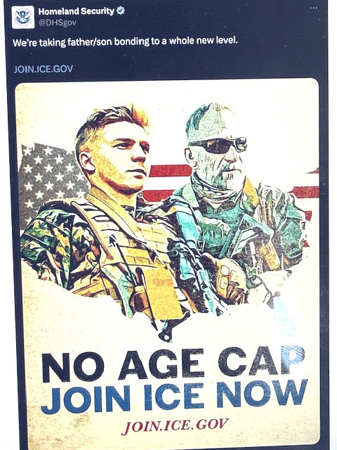 My Letter To The Editor About ICE --How A Uniform Can Change The Man