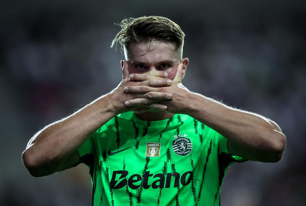 Adeus ao Sporting: Atacante Sueco está de malas prontas para voltar à Inglaterra. Foto: Divulgação Sporting