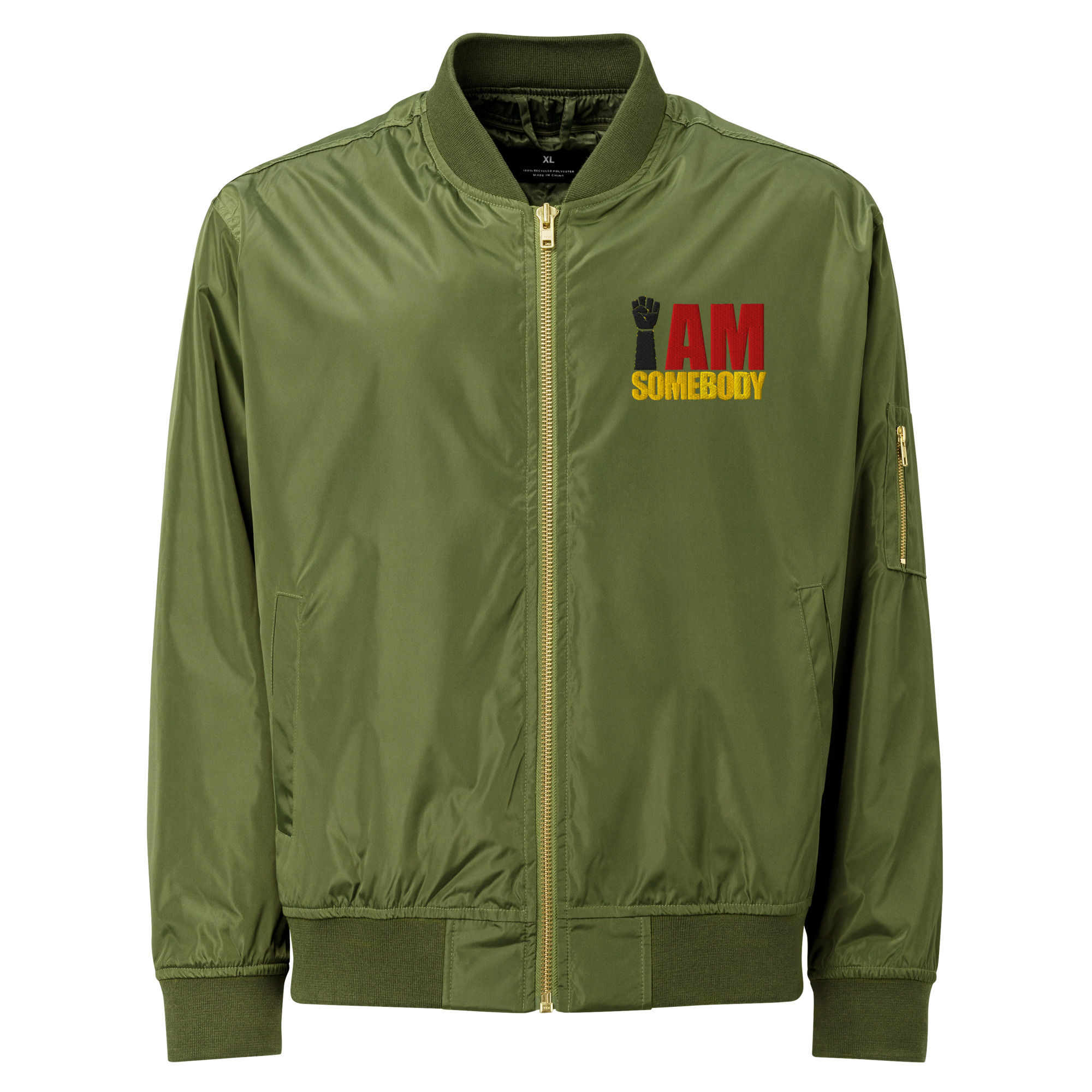 Akil The MC - Somebody Premium recycled Bomber Jacket
