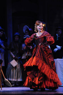 "Michelle Sundwall portrayed Musetta in La Boheme brilliantly. She is a talented soprano and actress who delivered a captivating performance."