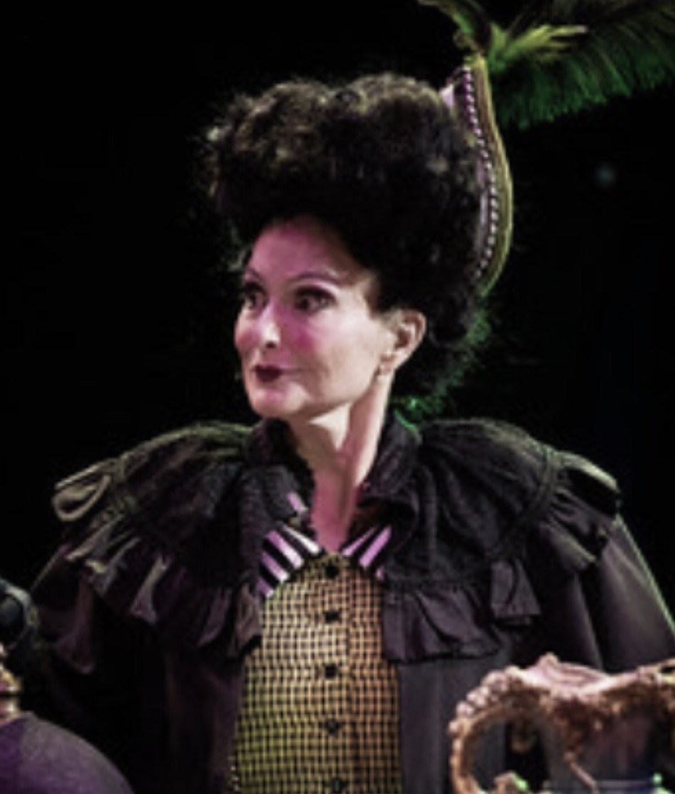 Michelle Sundwall as Miss Andrew in Mary Poppins at Hale Centre Theatre Sandy. Accomplished soprano, actress, and recording artist.