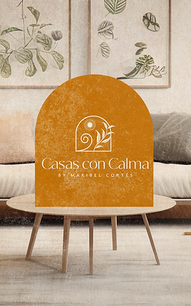 Warm Logo and brand identity with earthy tones for a home and lifestyle brand focused on serenity