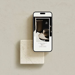 shop now ceramic pottery mockup