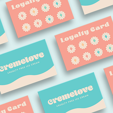 loyalty cards-ice cream shop-mockup