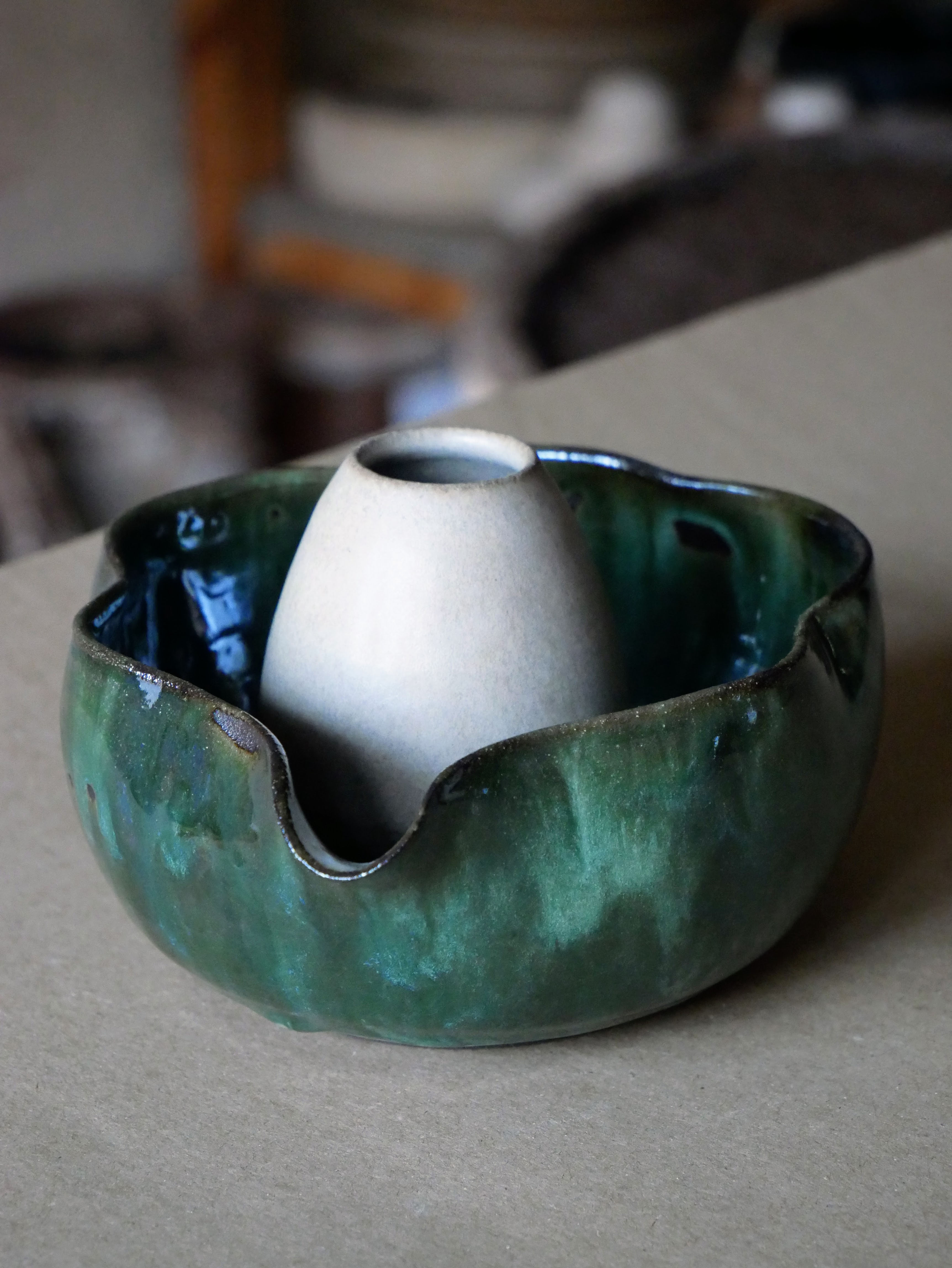 Matcha set Květinka zelená