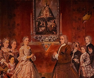 Cuadro en habitación Condes