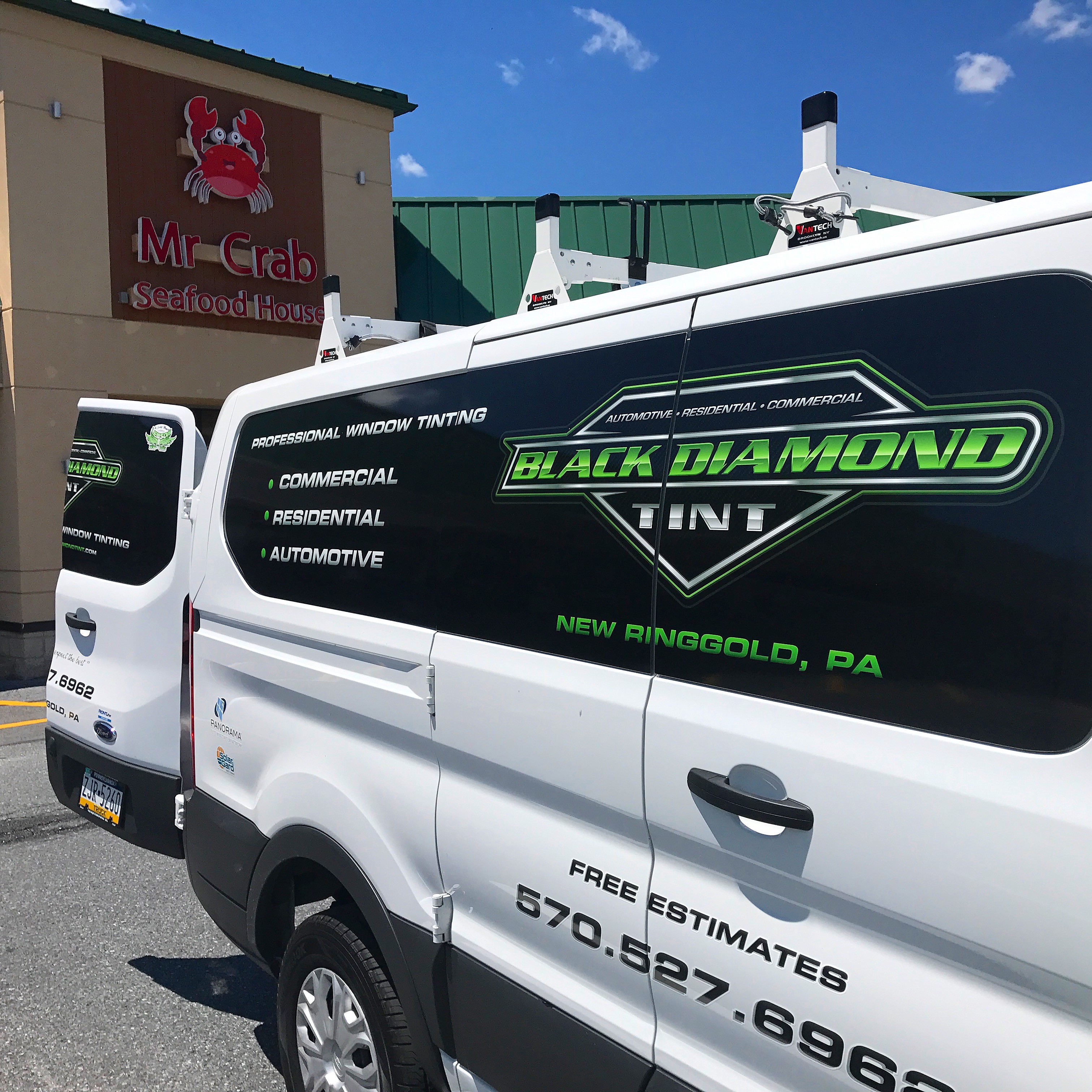 BLACK DIAMOND TINT Pottsville, PA Home, Auto, Commercial Tinting