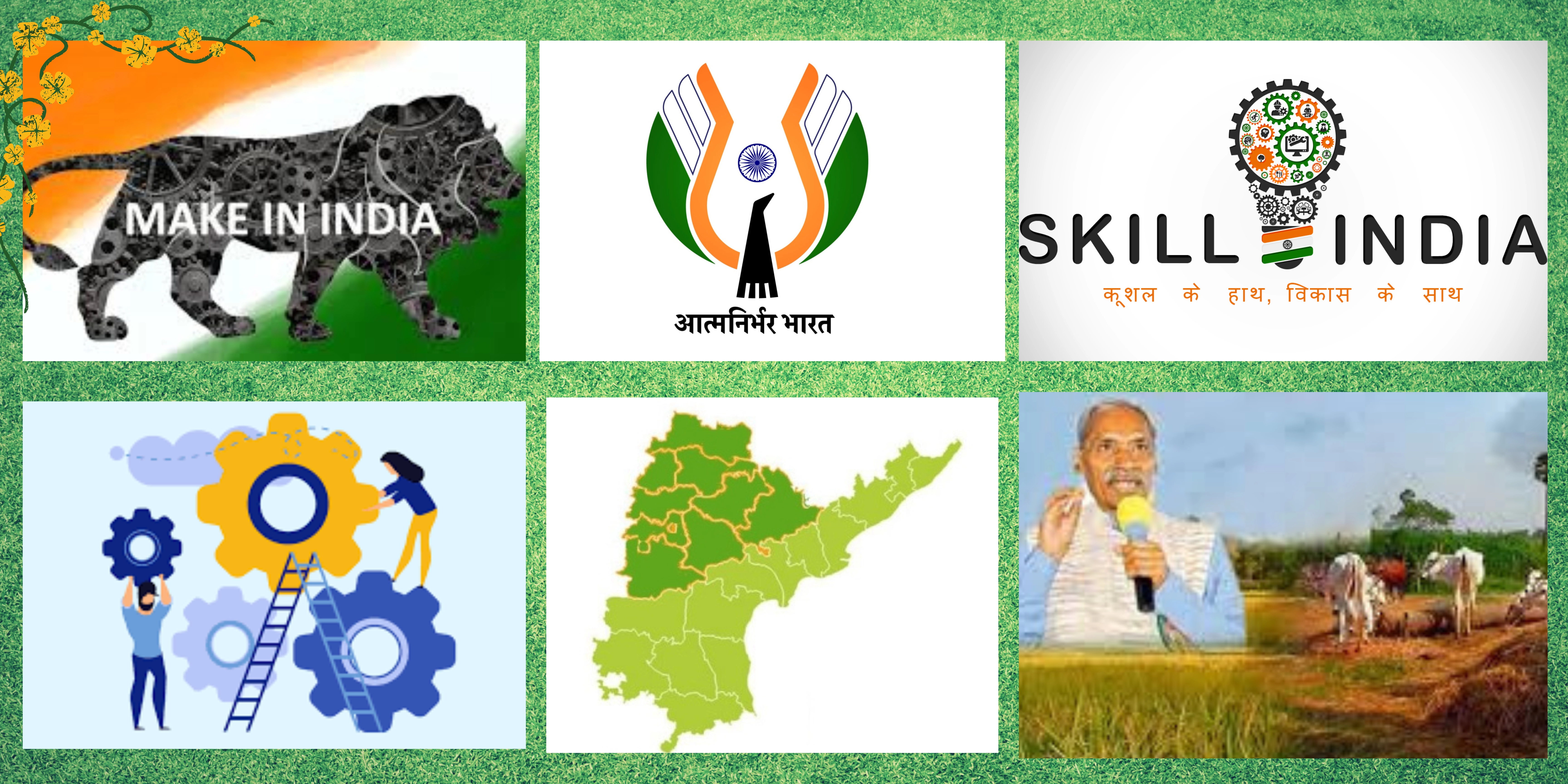 Make in India, Atma nirbhar bharat, skill India, Subhash Palekar Model.