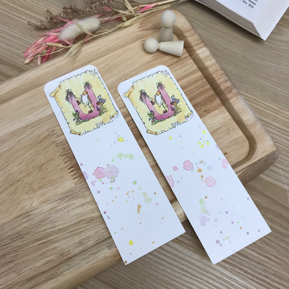 Miniature : Marque-page Gnome « U »