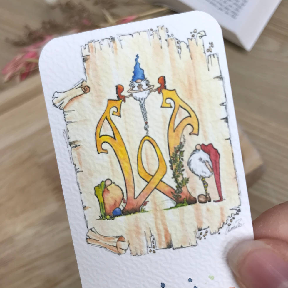 Miniature : Marque-page Gnome « W » 