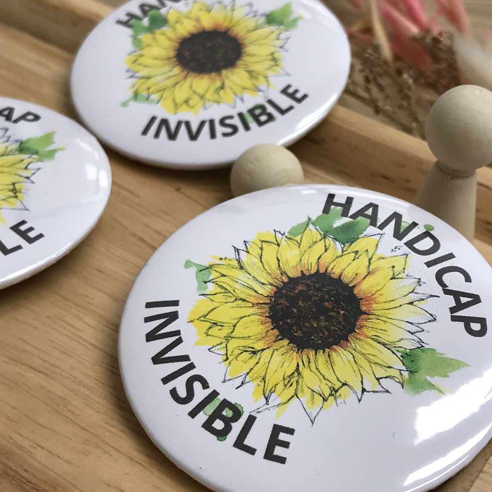 Miniature : Badge Handicape Invisible 