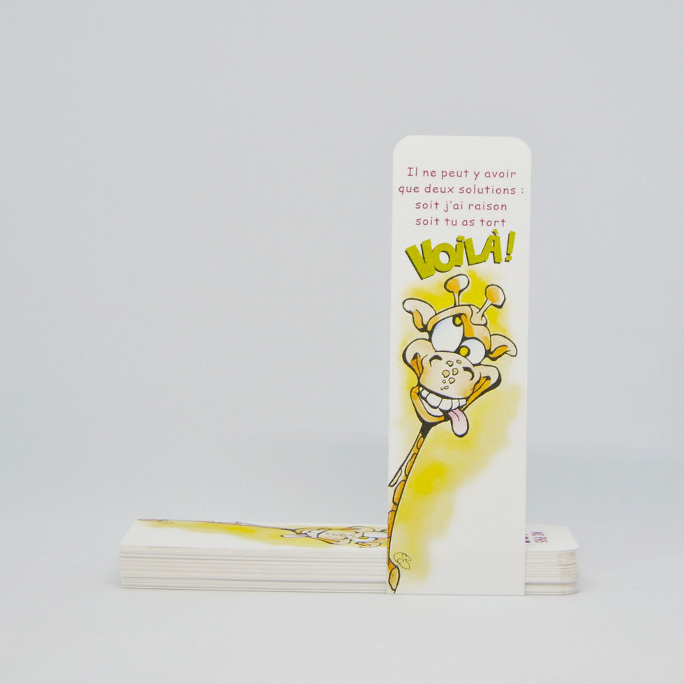 Miniature : Marque-page girafe "Print"