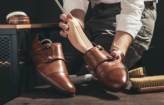 cordonnier, chaussure, réparation, talon, semelle, patin