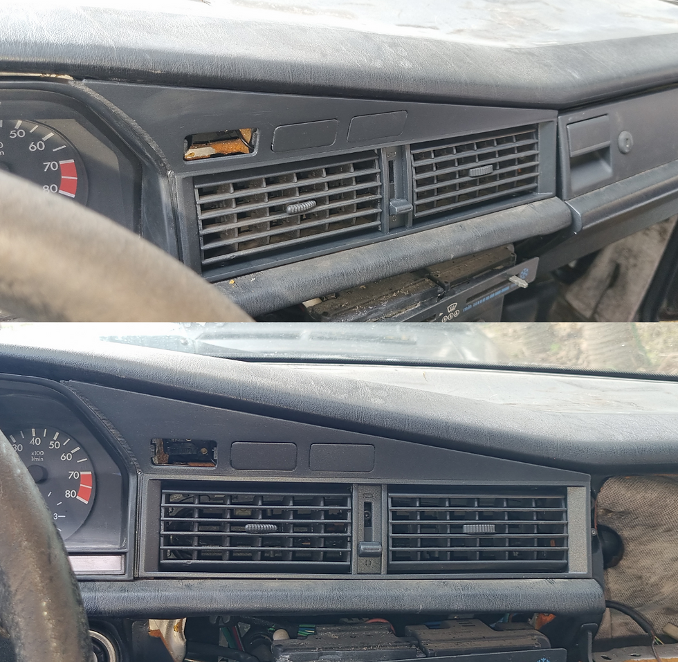 Miniatura: Painel Saida de Ar Mercedes 190E W201