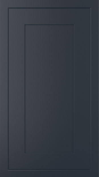 Ellesmere kitchen door in Slate Blue, available from Potters Interiors in Gravesend.